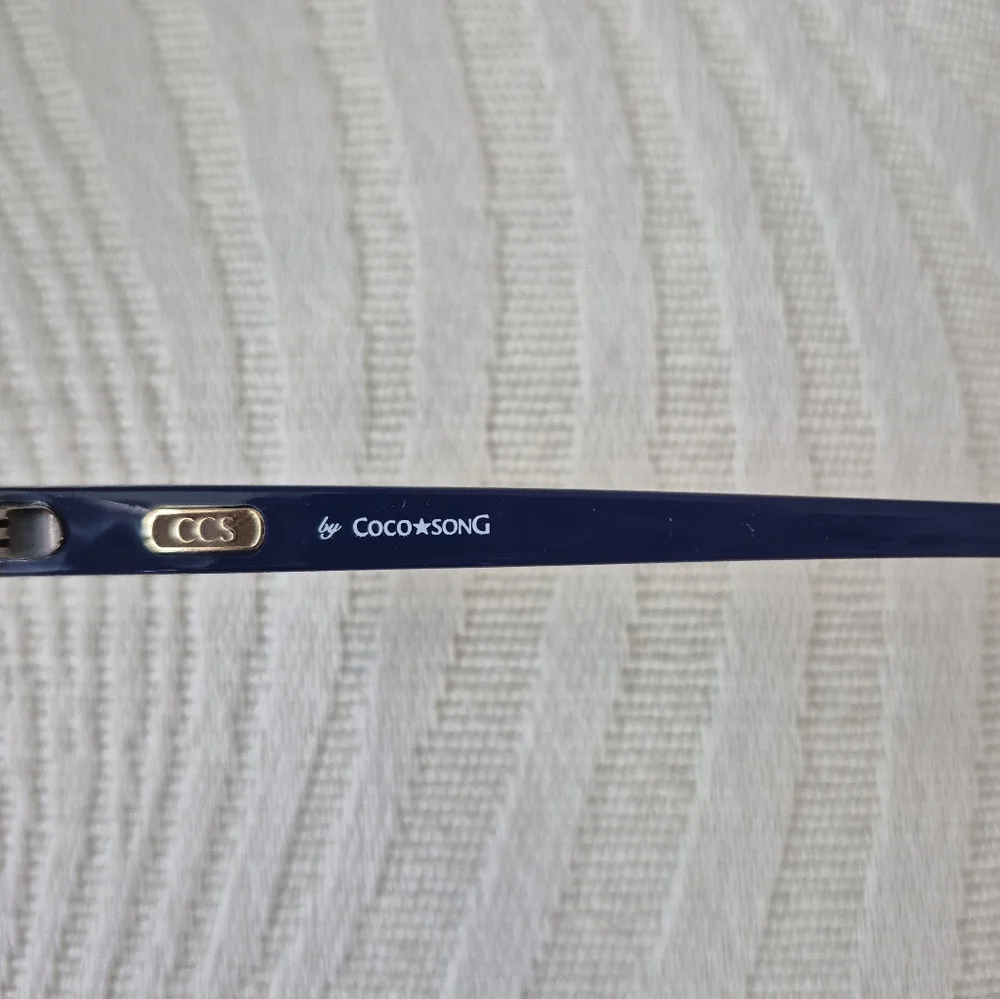 Coco Song Women's Eyeglasses CCS103 Clear Full Rim Col. 6 55/17/140 NEW
